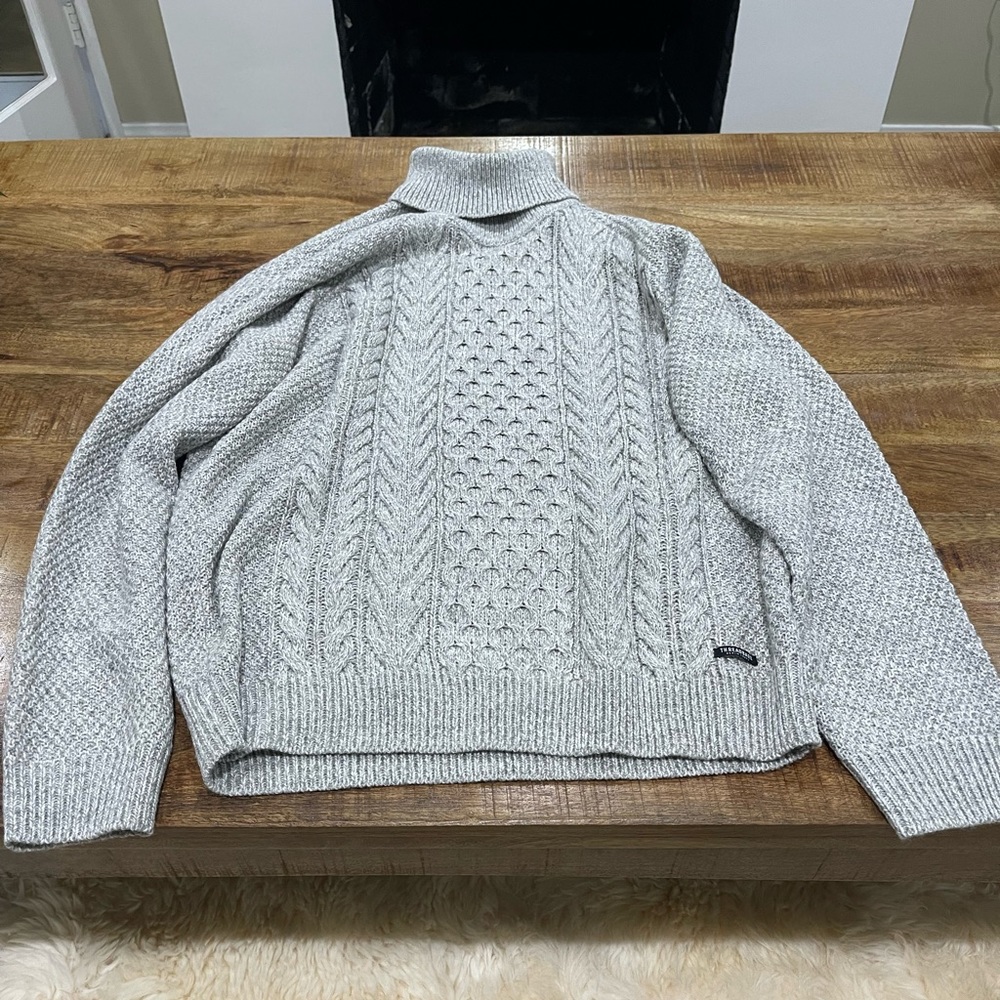 Threadbare Turtle Neck Cable Knit Jumper - image 5